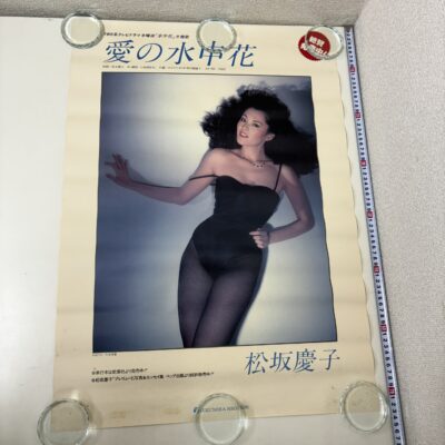 B2サイズポスター 松坂慶子 愛の水中花